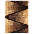 Polyester Silk Shaggy Blading Color Design Rug